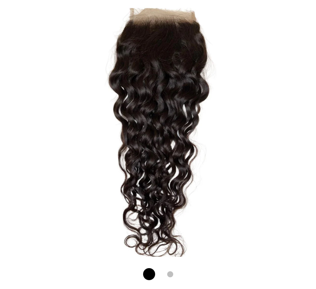 Premium Cambodian natural curly Closure